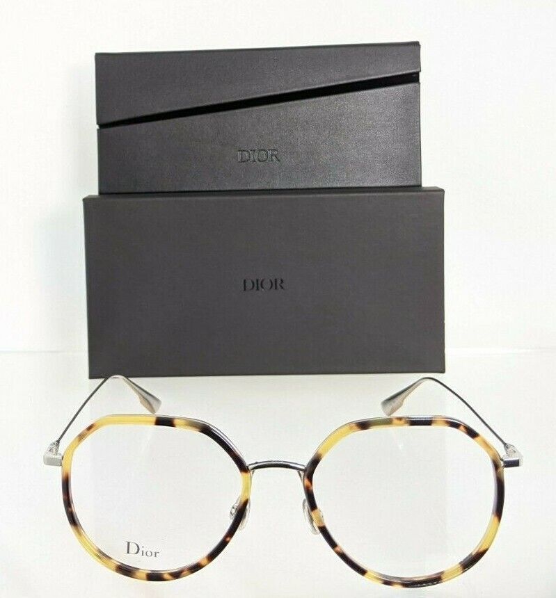 Brand New Authentic Christian Dior Eyeglasses Stellaire O9 8JD Silver Frame