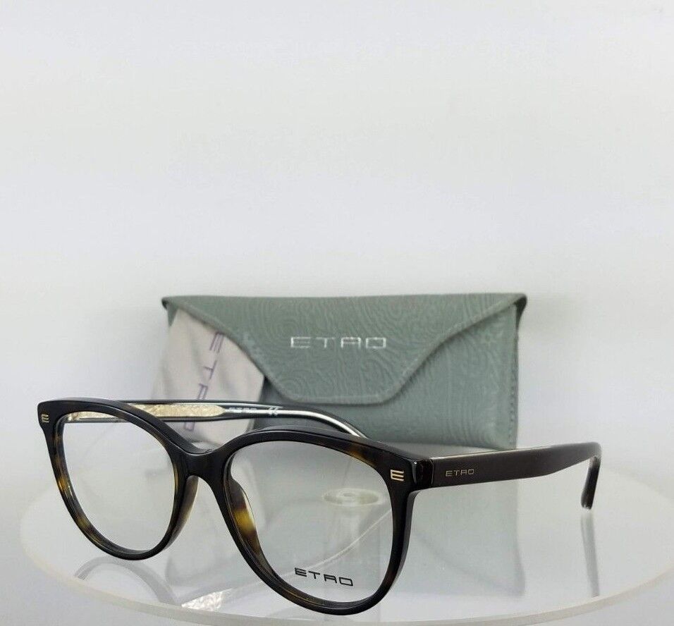 Brand New Authentic ETRO Eyeglasses ET2602 215 Brown 52mm Frame