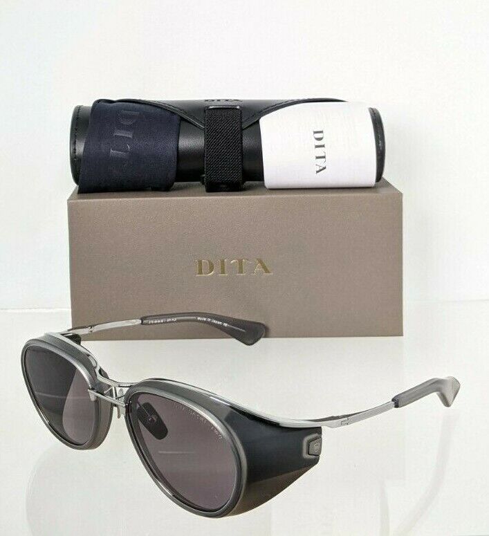 Brand New Authentic Dita Sunglasses NACHT - TWO DTS128-52-02 Grey PLD Frame