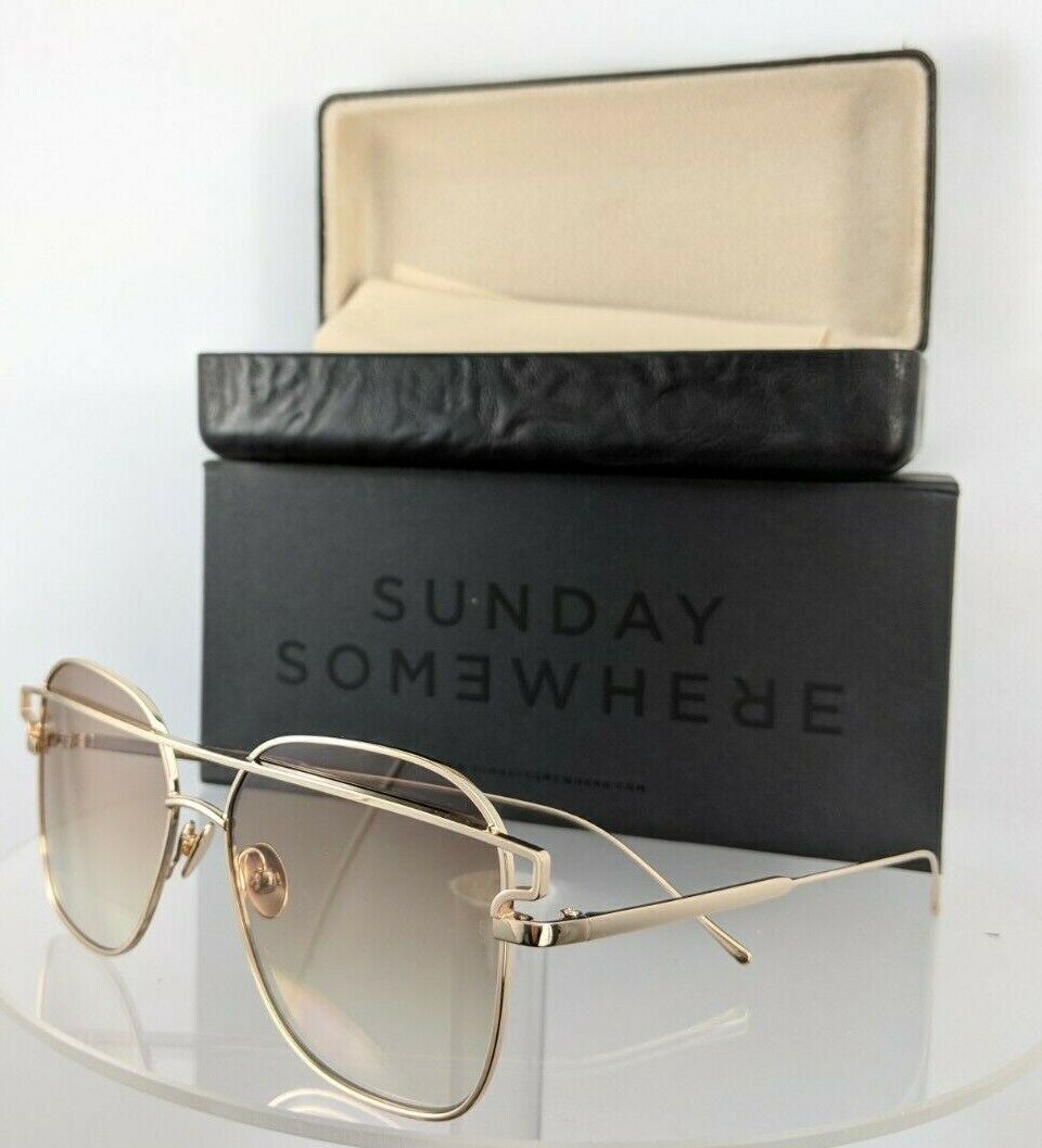 Brand New Authentic Sunday Somewhere Sunglasses Jesse 152 Wgo 57Mm Frame