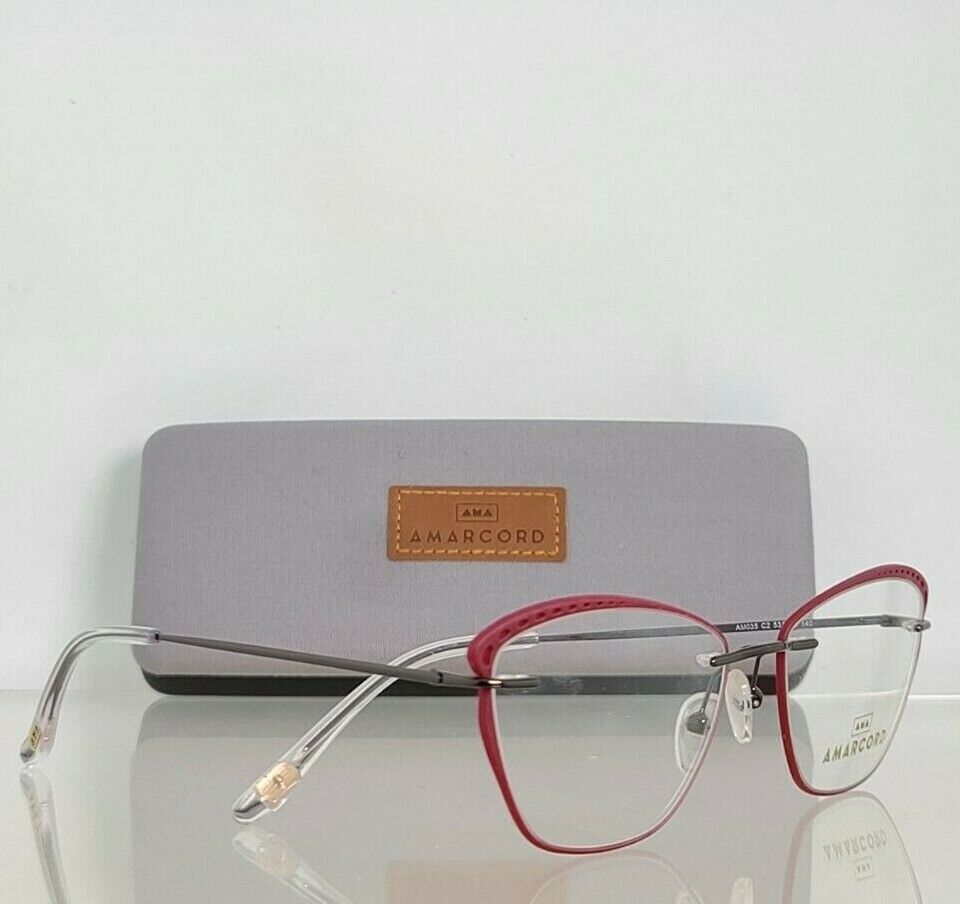 Brand New Authentic AMARCORD Eyeglasses AM035 C2 53mm Frame