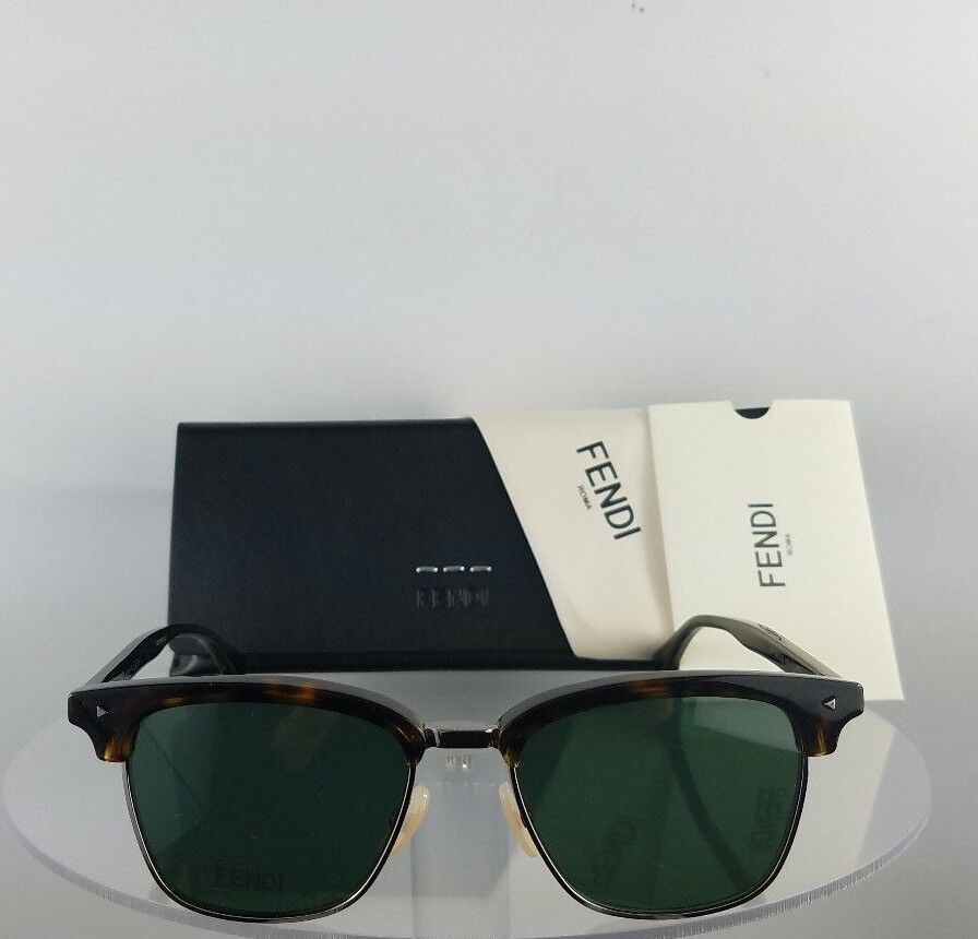 Brand New Authentic Fendi FF 0003/S Sunglasses 086QT Tortoise 52mm Frame 0003
