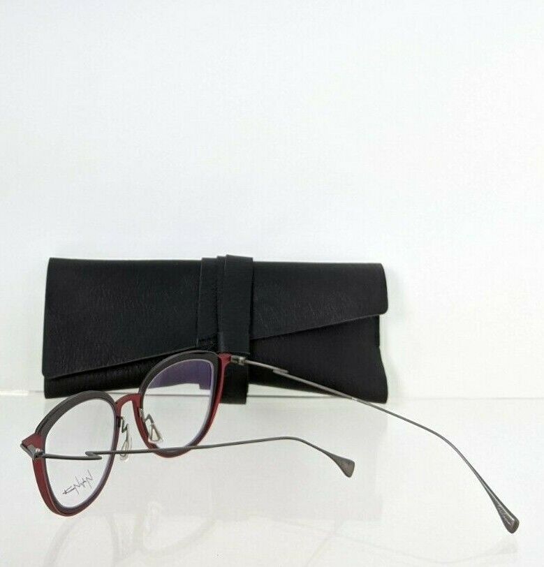 Brand New Authentic Yohji Yamamoto Eyeglasses YY 1041 209 49mm Red/Black Frame