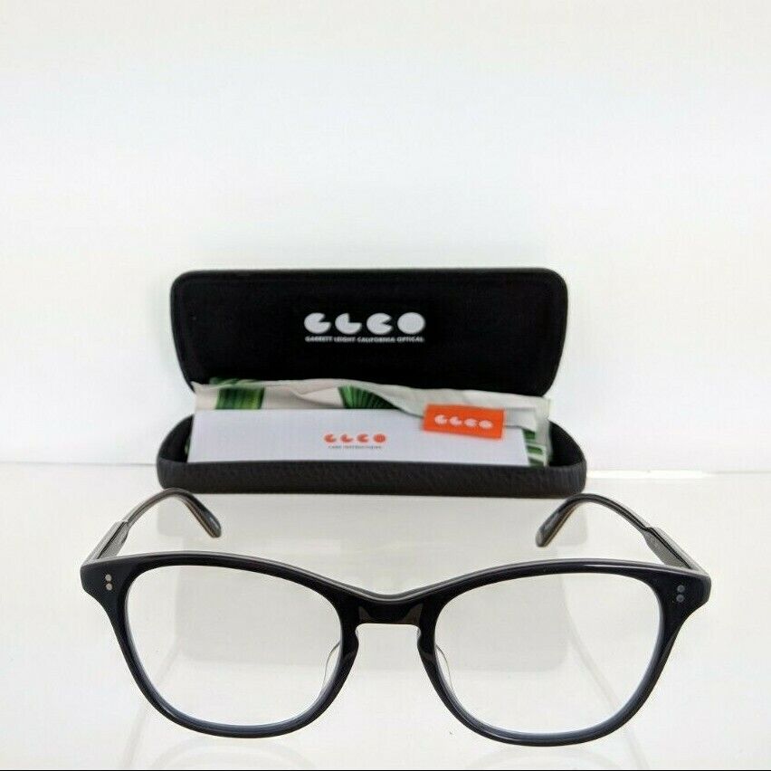 Brand New Authentic Garrett Leight Eyeglasses VIENNA OST Black 48mm Frame