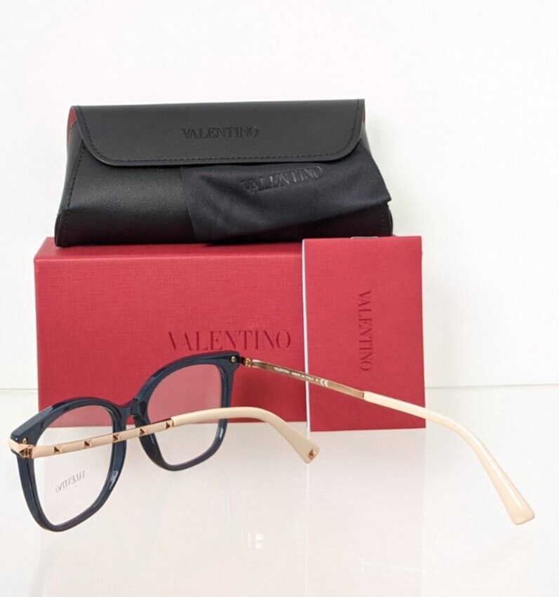 New Authentic Valentino Eyeglasses VA 3048 5034 53mm 3048 Navy Frame