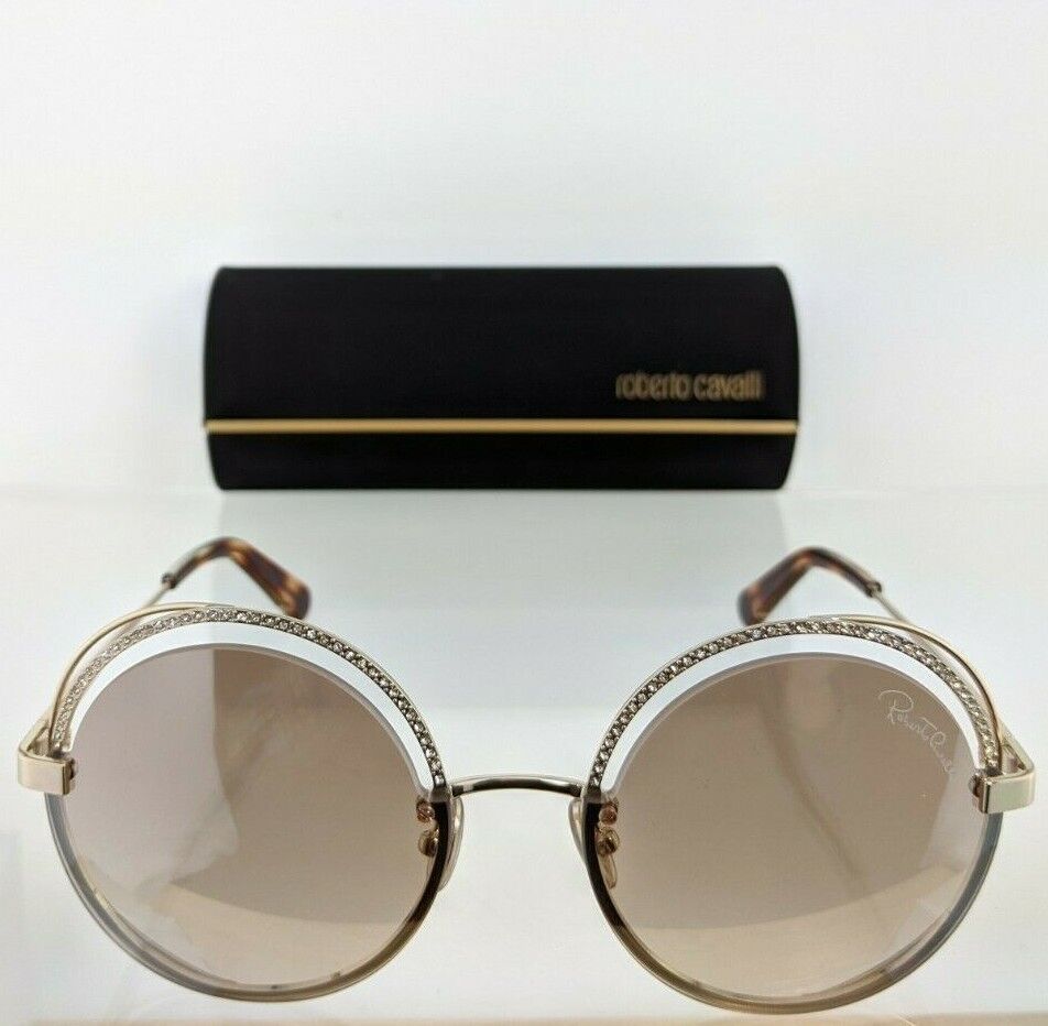 Brand New Authentic Roberto Cavalli Sunglasses RC 1101-F 32G 60mm Gold 1101