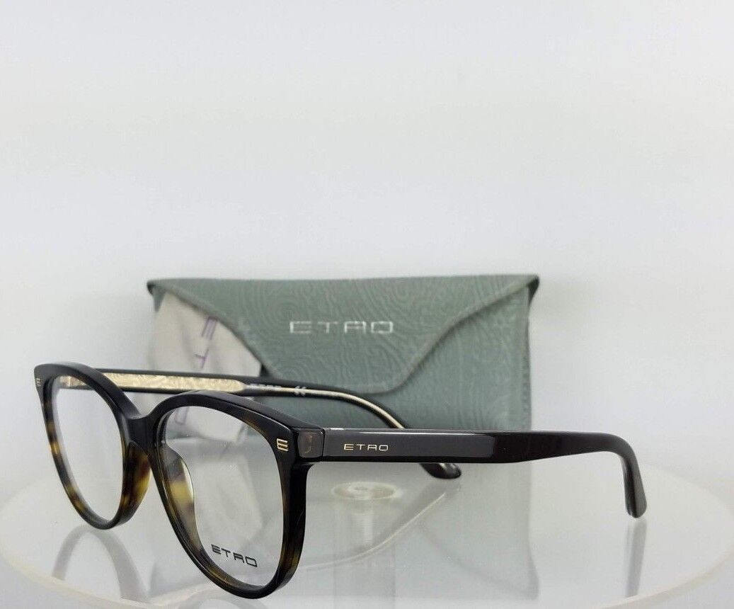 Brand New Authentic ETRO Eyeglasses ET2602 215 Brown 52mm Frame