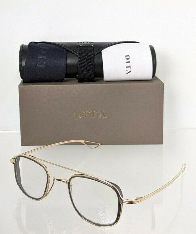 Brand New Authentic Dita Eyeglasses TESSEL DTX-118-46-02 Gold 46mm Frame