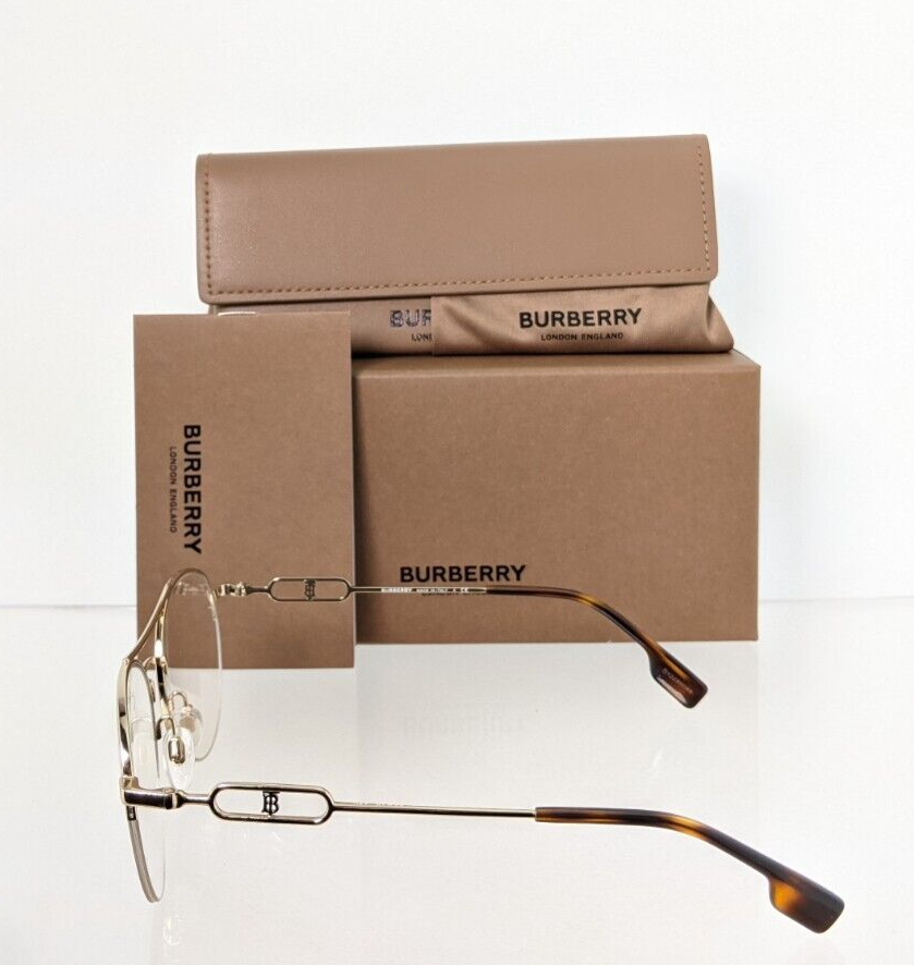 Brand New Authentic Burberry Eyeglasses BE 1354 1320 Gold 53mm Frame 1354