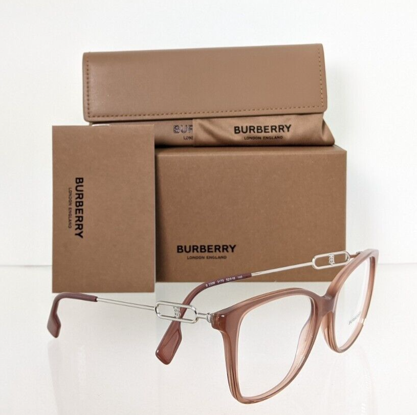 Brand New Authentic Burberry Eyeglasses BE 2336 3173 Beige & Silver 52mm 2336