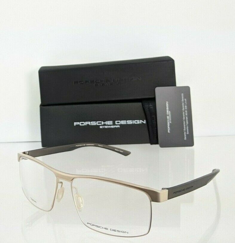 Brand New Authentic Porsche Design Eyeglasses P' 8297 B 58mm Titanium Frame