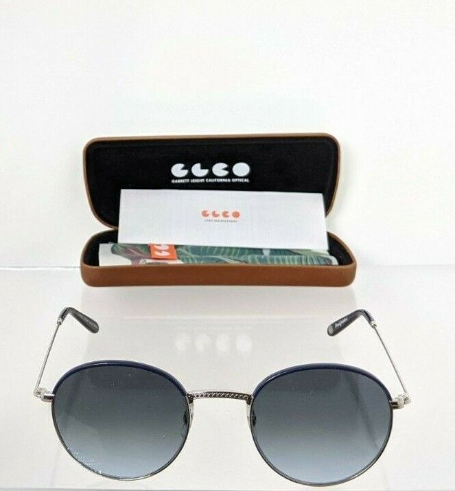 Brand New Authentic Garrett Leight Sunglasses CLOY NVY-SV 48mm Frame