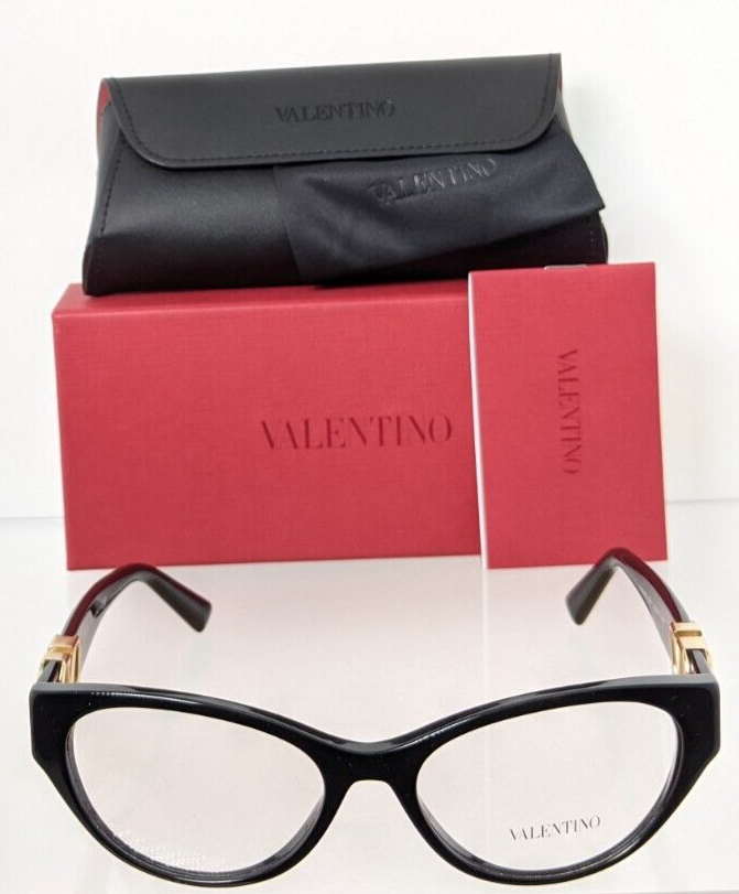 New Authentic Valentino Eyeglasses VA 3042 5001 53mm 3042 Black Frame