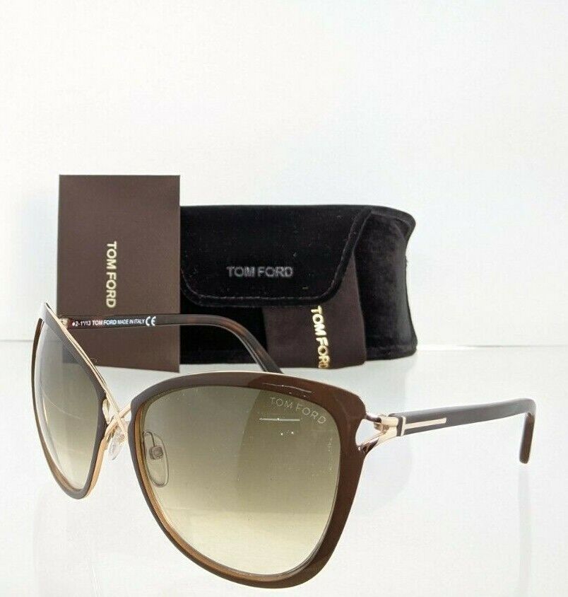 Brand New Authentic Tom Ford Sunglasses Celia FT TF322 28F TF 0322 58mm