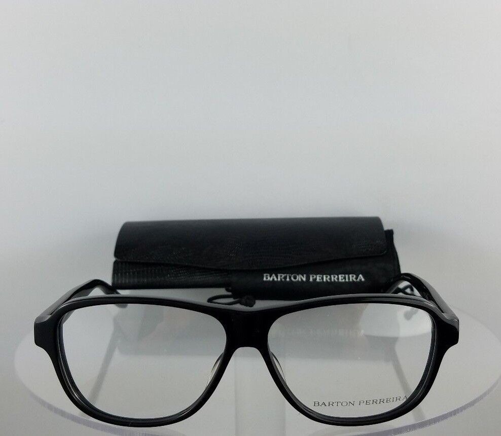 Brand New Authentic Barton Perreira Eyeglasses Newmar Black Frame