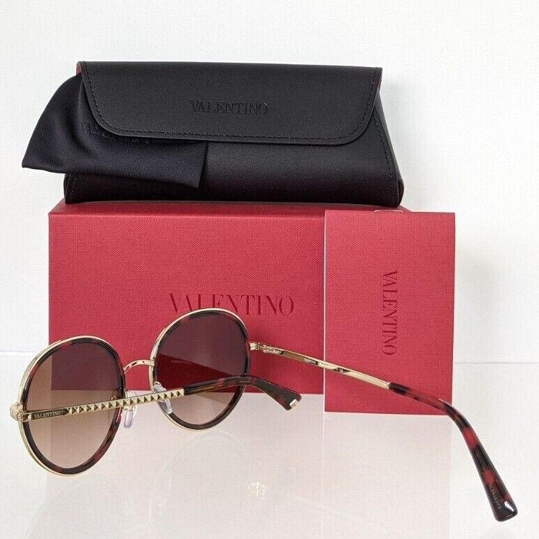 Brand New Authentic Valentino Sunglasses VA 2051 3003/13 Gold Frame