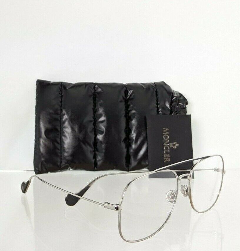 Brand New Authentic Moncler Eyeglasses ML 5060 016 58mm Silver Frame