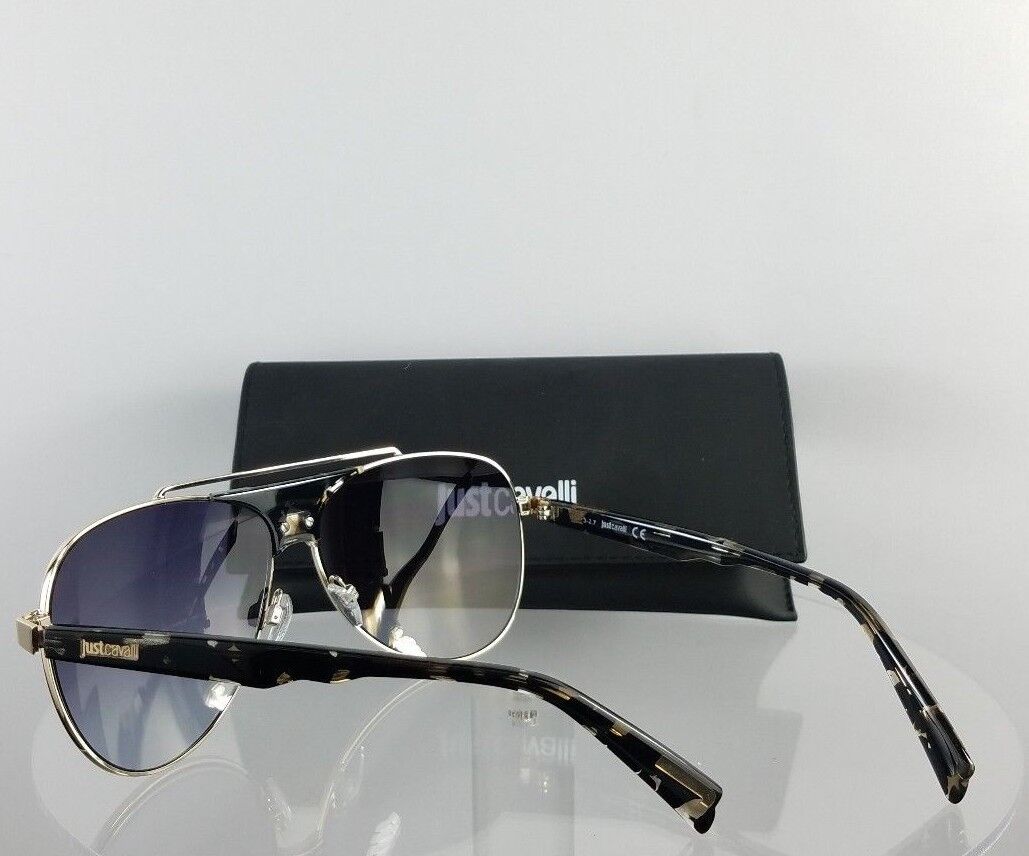 Brand New Authentic Just Cavalli Sunglasses JC828S 55C Gold Frame 828