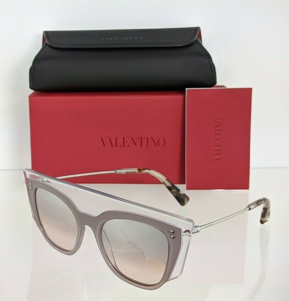 Brand New Authentic Valentino Sunglasses VA 4035 5088/8Z 49mm Gold Pink Frame