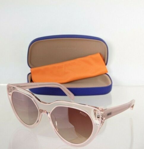 Brand New Authentic Emilio Pucci Sunglasses EP 82 74F Pink Frame EP82 57mm