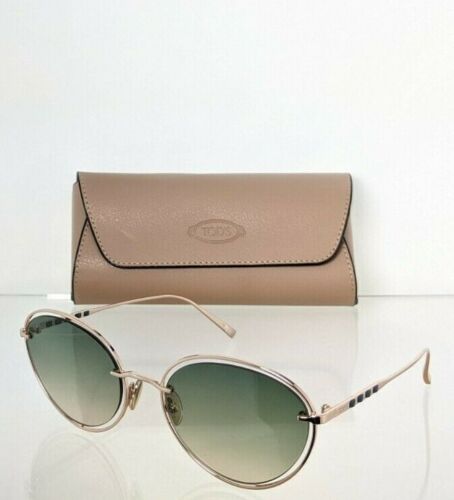 Brand New Authentic Tod's Sunglasses TO 264 28P 57mm Gold Frame TO264