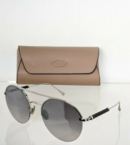 Brand New Authentic Tod's Sunglasses TO 249 16C 60mm Silver Frame TO249