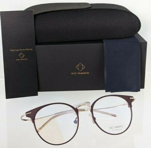 Brand New Authentic KIO YAMATO KT - 499U Col 04 Burgundy Gold Titanium 499 Frame