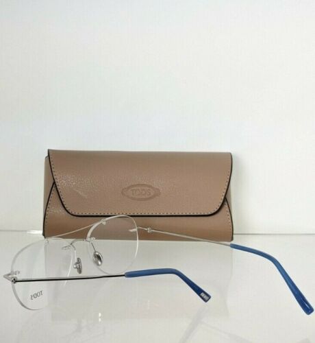 Brand New Authentic Tod's Eyeglasses TO 5242 16A 55mm Silver Frame TO 5242