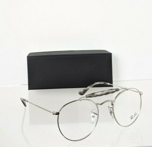 Brand New Authentic Ray Ban Eyeglasses RB 3747 2501 50mm Silver Frame RB3747V