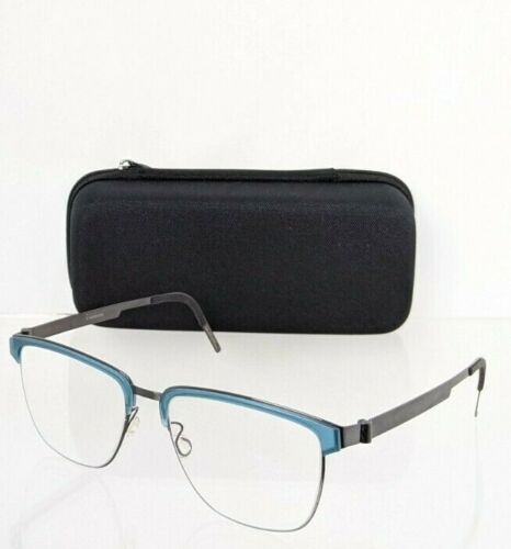 Brand New Authentic LINDBERG Eyeglasses 9833 Blue Gunmetal PU9 9833 52mm