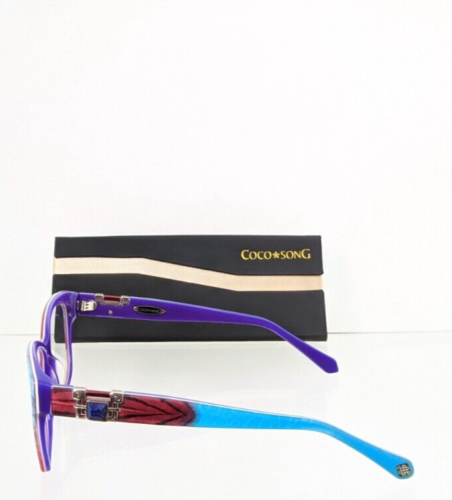 Brand New Authentic Coco Song Eyeglasses Crystal Trouble Col. 4 55Mm Cv163