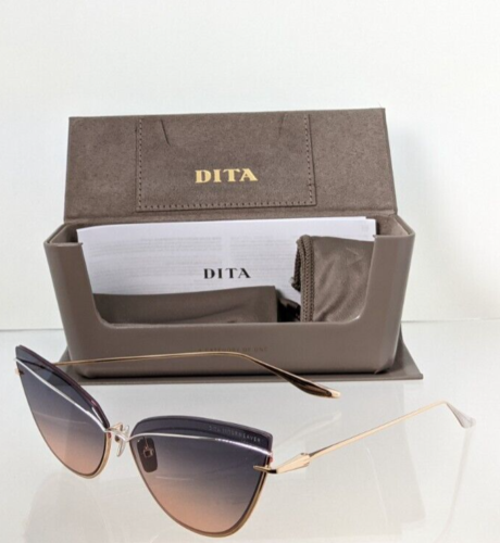 New Authentic Dita Sunglasses INTERWEAVER DTS 527-63-03 Rose Gold Frame