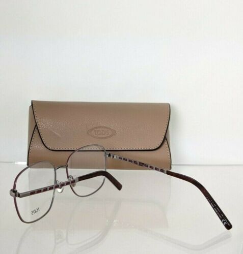 Brand New Authentic Tod's Eyeglasses TO 5210 014 56mm Gunmetal Frame TO 5210