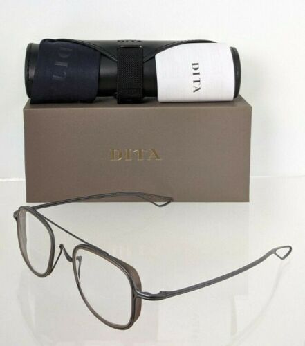 Brand New Authentic Dita Eyeglasses TESSEL DTX-118-46-03 BLK GRY 46mm Frame