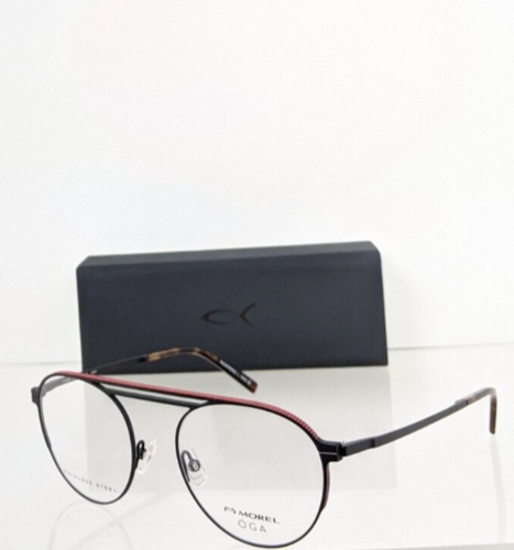 Brand New Authentic OGA Eyeglasses 10136O Morel BlackRed 52mm Frame