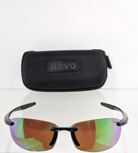 Brand New Authentic Revo Sunglasses Descend Re 4060 01 Black 64Mm Frame