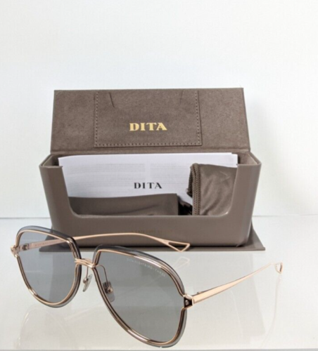 New Authentic Dita Sunglasses NIGHTBIRD - THREE DTS 520-62-02 Gold Frame