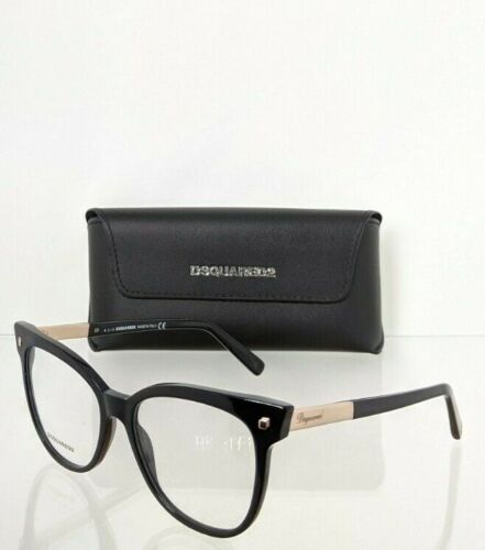 Brand New Authentic Dsquared 2 Eyeglasses DQ 5214 001 54mm Frame DSQUARED2