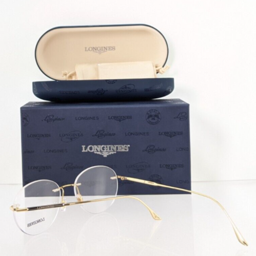 Brand New Authentic Longines Lg5002 H Eyeglasses 5002 Gold 030 53Mm Frame