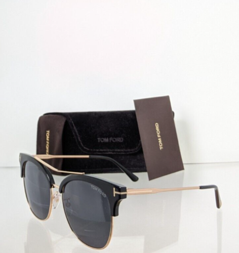 Brand New Authentic Tom Ford Sunglasses FT TF 0549 TF0549 01A Black & Gold Frame