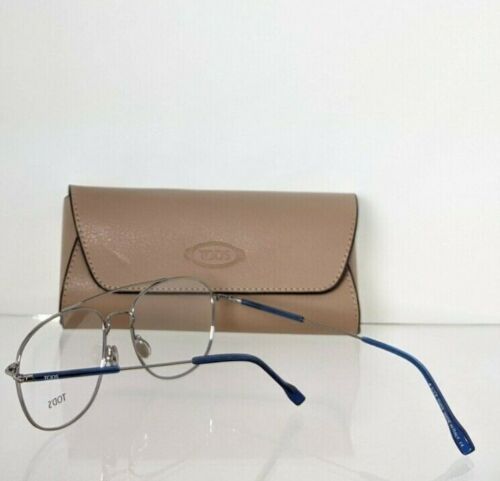 Brand New Authentic Tod's Eyeglasses TO 5216 014 56mm Gunmetal Frame TO 5216