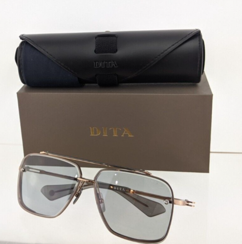 New Authentic Dita Sunglasses Mach Six Dts 121 62 02 Rgd Blk 62Mm Frame