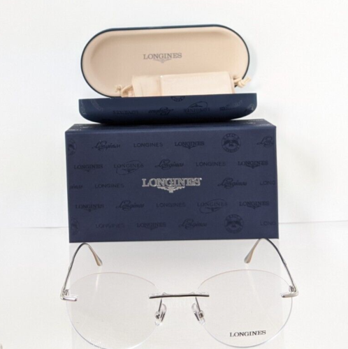 Brand New Authentic Longines Lg5002 H Eyeglasses 5002 Silver 016 53Mm Frame