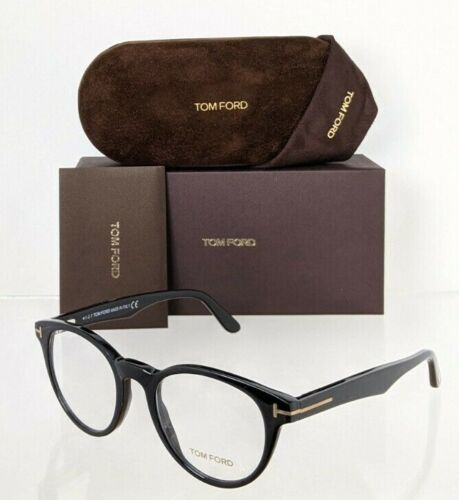 Brand New Authentic Tom Ford TF 5525 Eyeglasses 5525 001 FT 48mm Frame