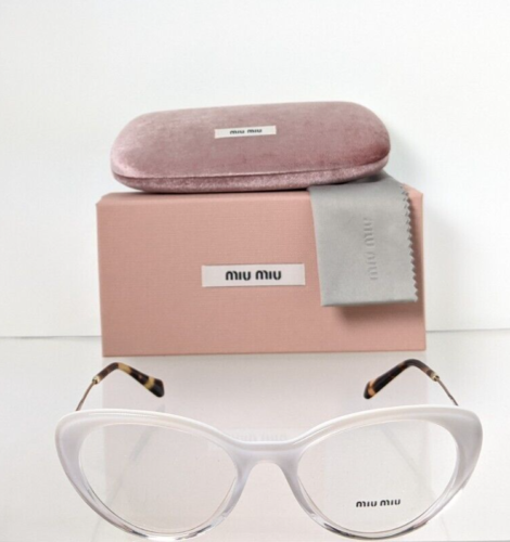 Brand New Authentic Miu Miu Eyeglasses VMU 05R 115- 1O1 White & Clear Frame