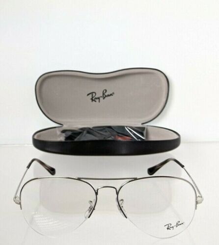 Brand New Authentic Ray Ban Eyeglasses RB 6589 2501 56mm 6589 Silver Frame