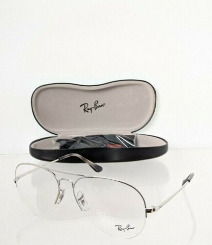 Brand New Authentic Ray Ban Eyeglasses RB 6589 2501 56mm 6589 Silver Frame