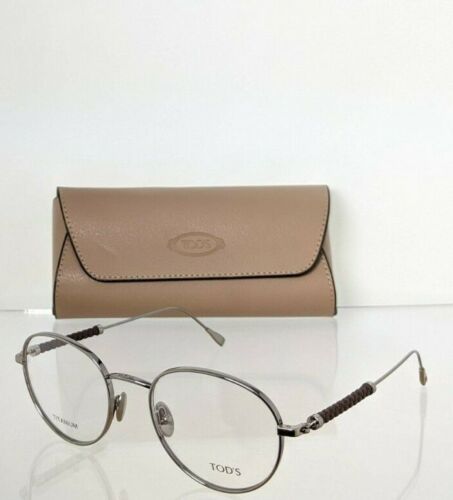 Brand New Authentic Tod's Eyeglasses TO 5185 16B 50mm Gunmetal Frame TO 5185