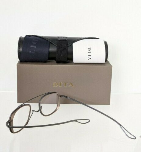 Brand New Authentic Dita Eyeglasses TESSEL DTX-118-46-03 BLK GRY 46mm Frame