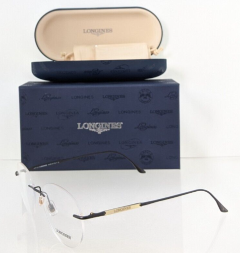 Brand New Authentic Longines Lg5002 H Eyeglasses 5002 Black 002 53Mm Frame